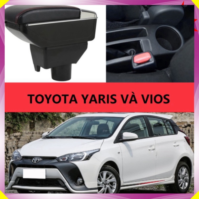 Hộp tỳ tay ô tô Toyota Yaris và Vios (HÀNG LOẠI 1)