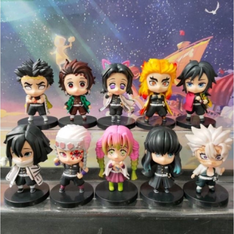Mô hình chibi trụ cột Kimetsu No Yaiba 8cm