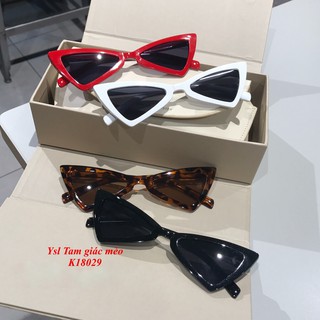 Kính tam giác mèo tam giác fashionista (tặng bao da đựng kính)