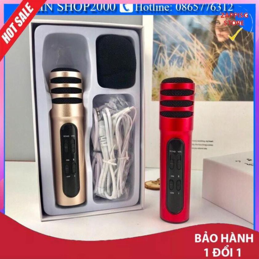 ✔️ Micro thu âm không cần soundcard,Mic hát karaoke C7 Thu Âm  - Bảo hành 1 đổi 1 [MUA BAO NHIÊU TẶNG BẤY NHIÊU]