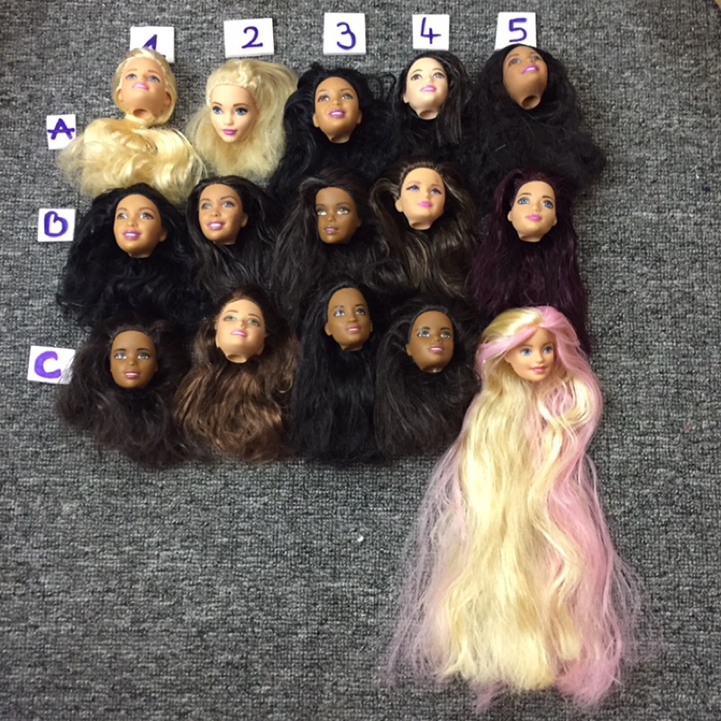 B9-Head đầu búp bê barbie