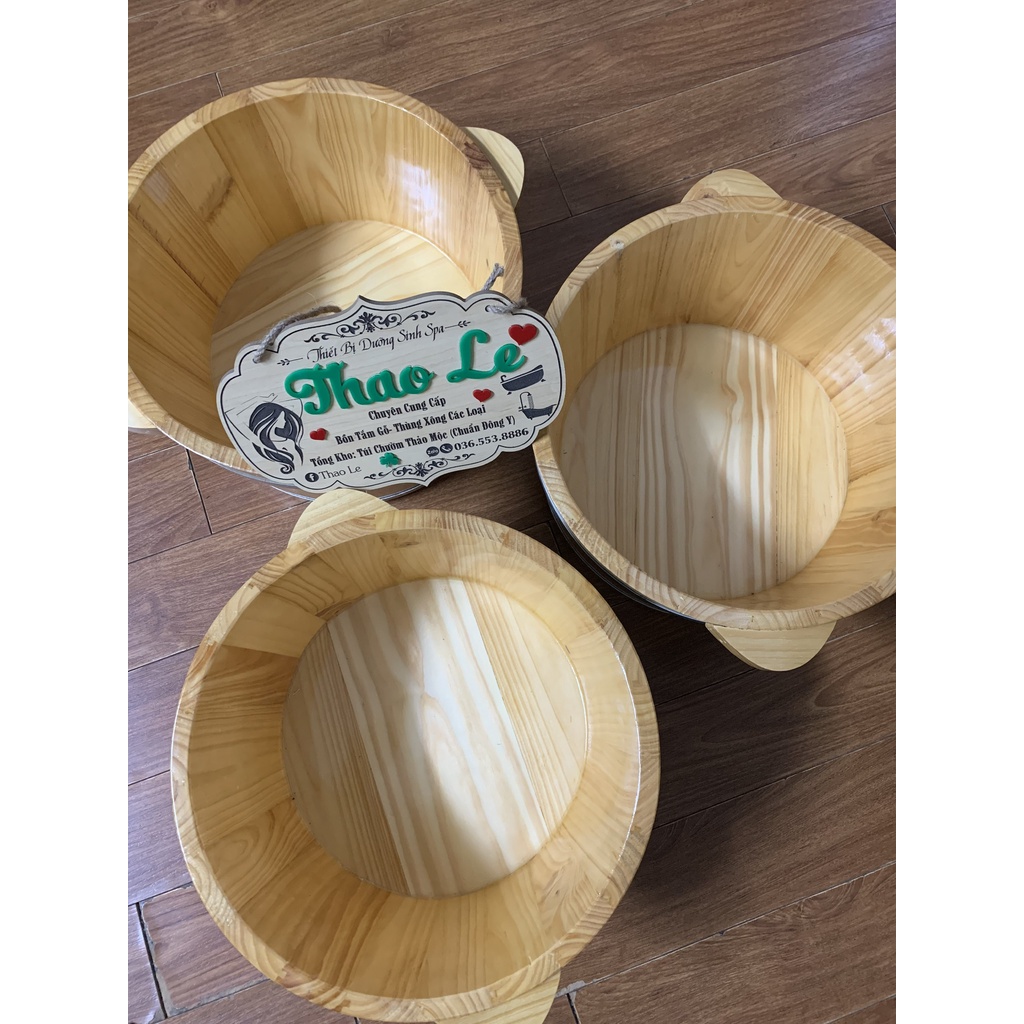 Chậu Gỗ Ngâm Chân Có Hạt Massage, Chậu Ngâm Chân Bằng Gỗ Giá Rẻ