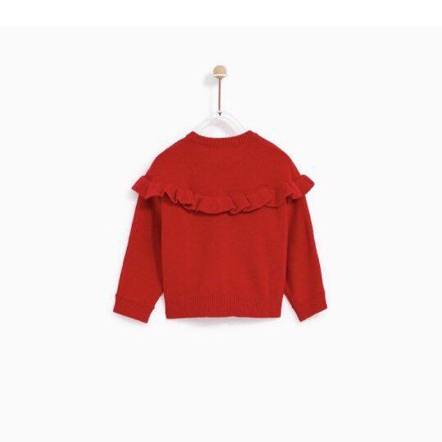 Áo nỉ đỏ bé