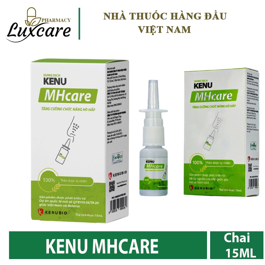 Dung Dịch KENU MHcare 15ML – Giúp Tăng Cường Sức Khỏe Hô Hấp - LUXCARE