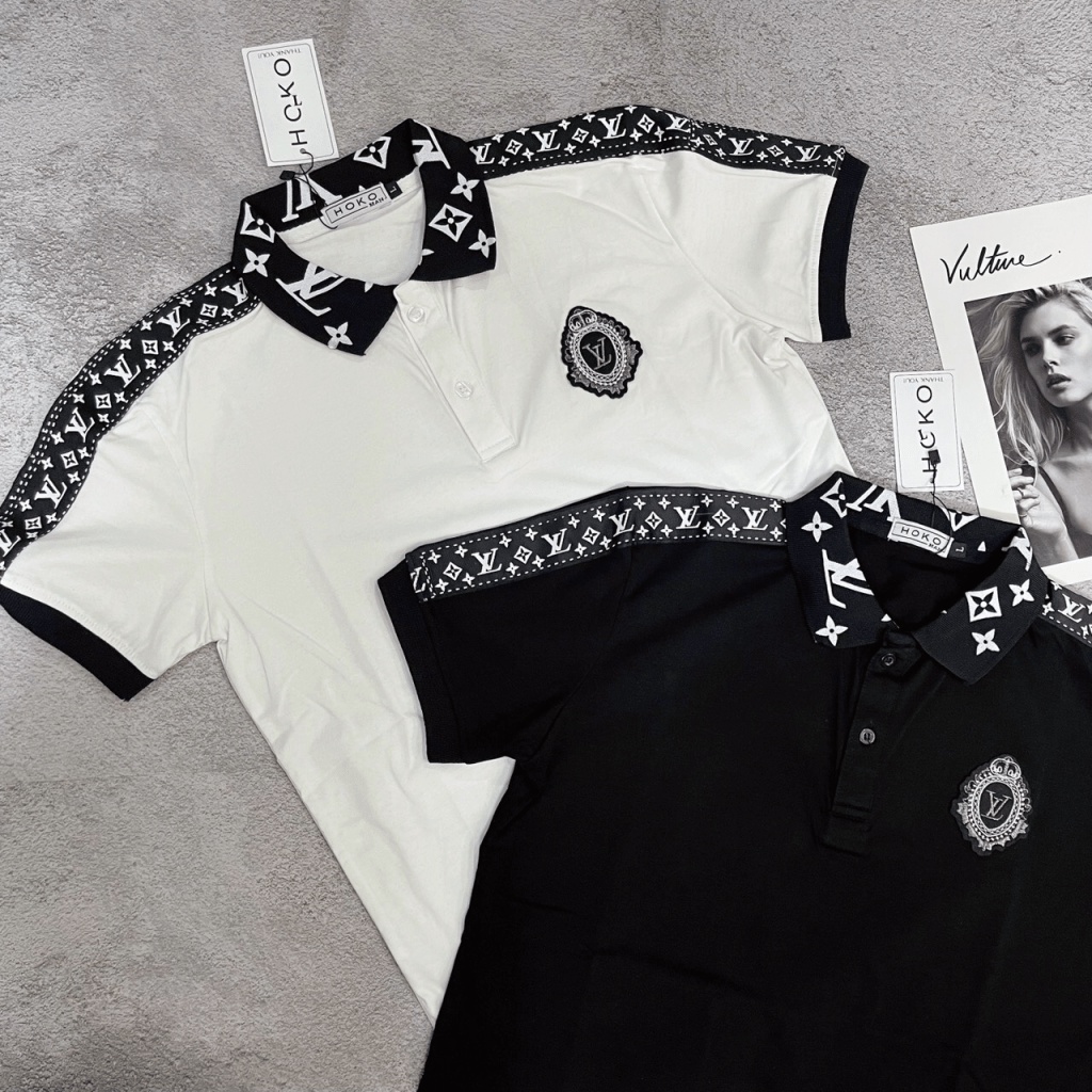 Hàng Hot Áo Thun PoLo Cổ Bẻ Vải Cotton MỊn Mát Phối Viền Tay Lờ Về Siêu ĐỈnh