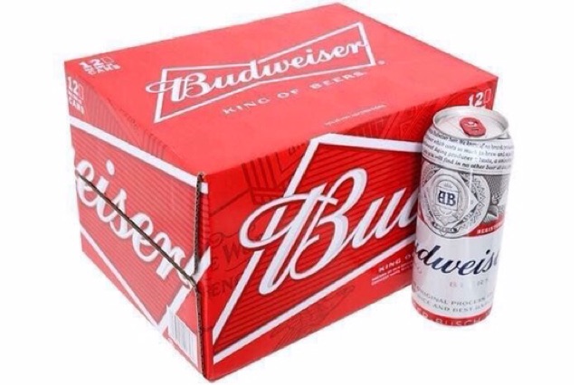 BIA BUDWEISER Lon 500ml | Bia mỹ bán chạy nhất Thế Giới