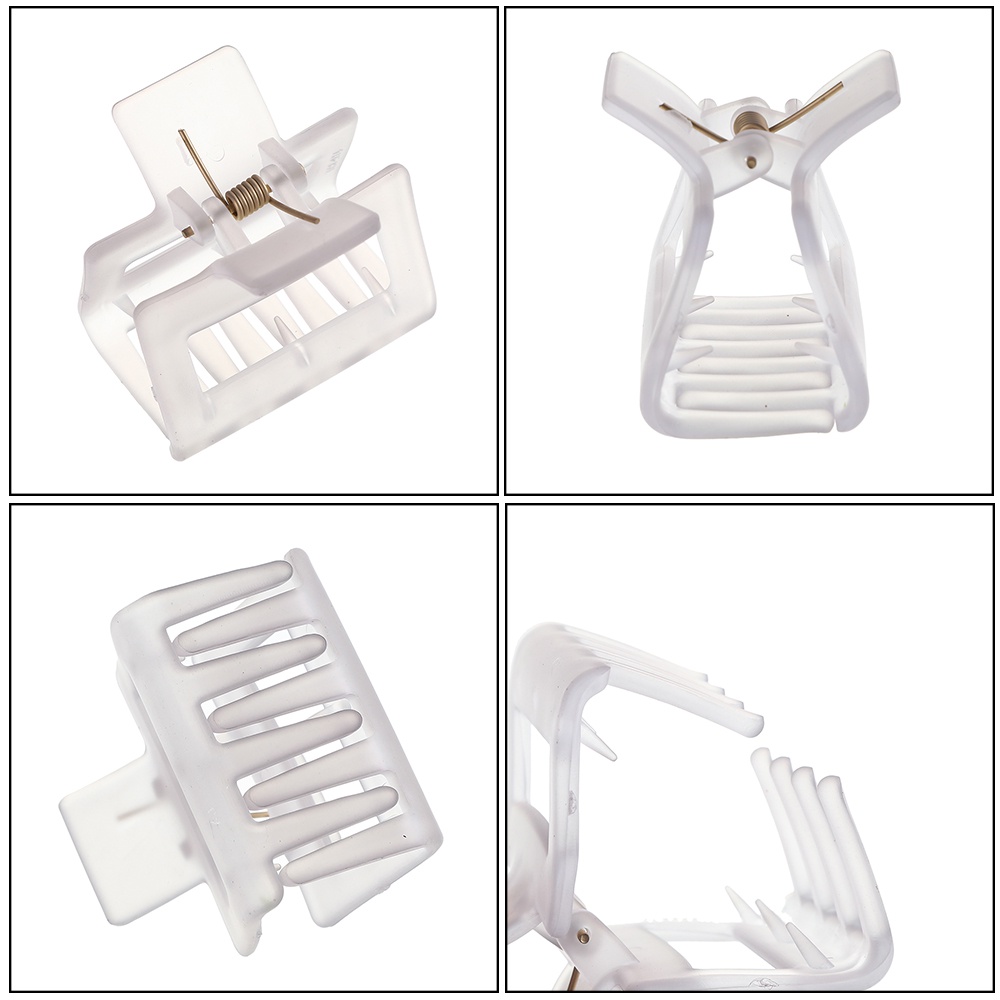 Kẹp tóc Haimeikang hình nơ bướm màu trong suốt phong cách Hàn Quốc cho nữ