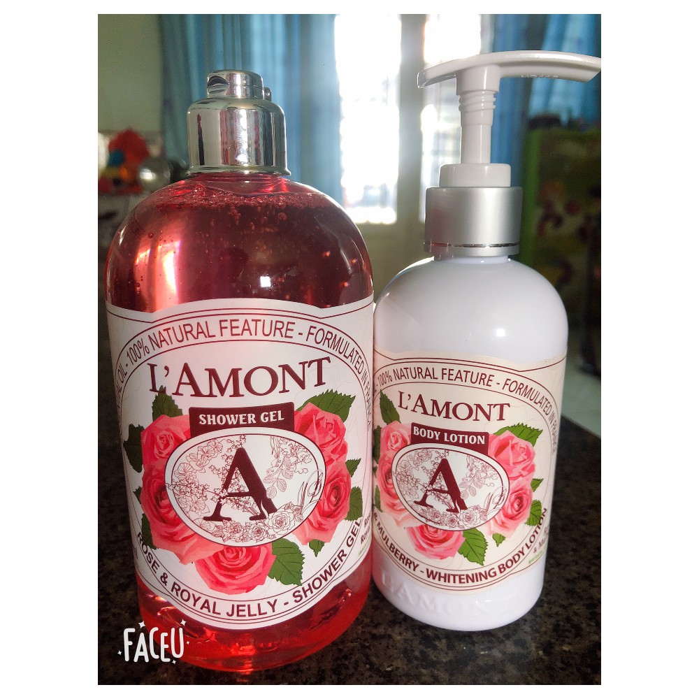 Combo Sữa Tắm 500ml và Dưỡng Thể LAmont En Provence 250ml