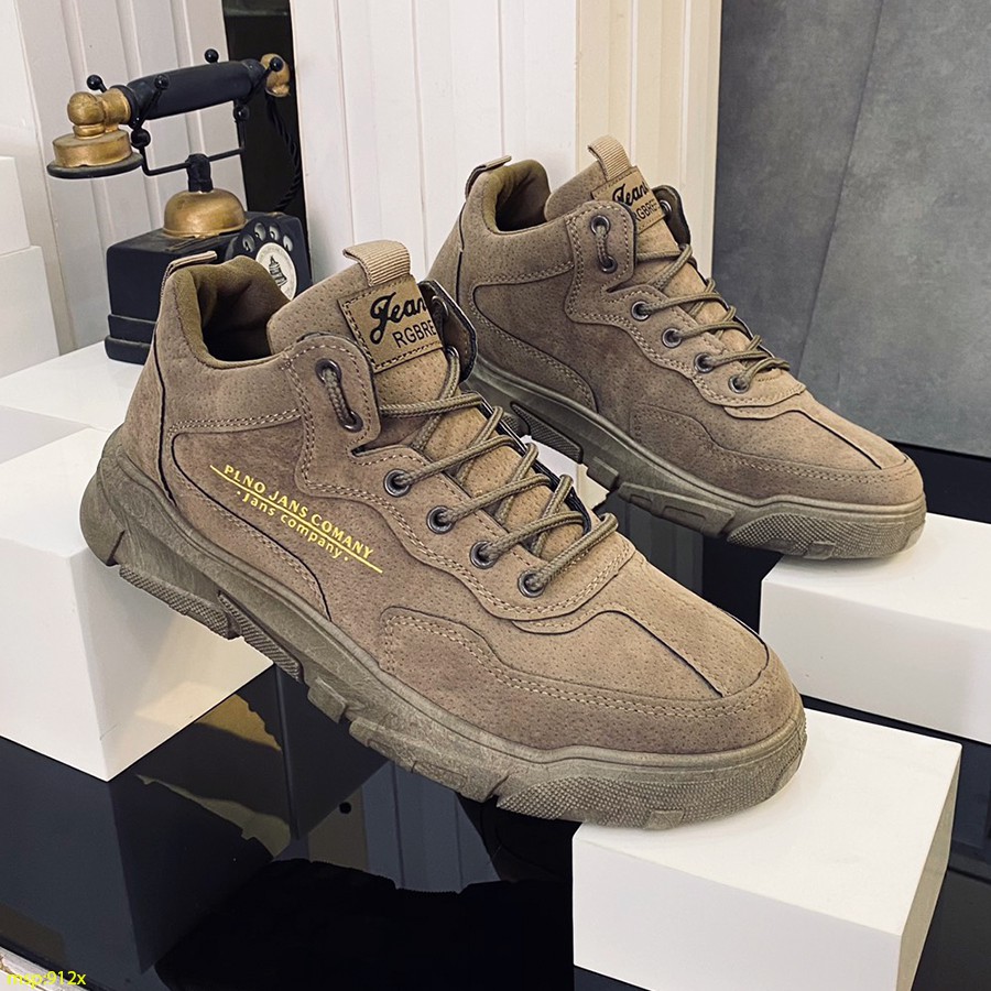 Giày Nam Da Lộn Thời Trang 🔴FREESHIP🔴 Giảm 35K Khi Nhập Mã [DUCP35K0] -Giày Sneaker Da Lộn Cao Cấp [ Hàng Độc Quyền] | BigBuy360 - bigbuy360.vn