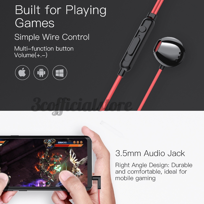 BlitzWolf® AIRAUX AA-HE1 3.5mm In-ear Earphone L Bend Earbuds IPX5 Waterproof Elegant Dynamic Driver Headphone with Mic | BigBuy360 - bigbuy360.vn