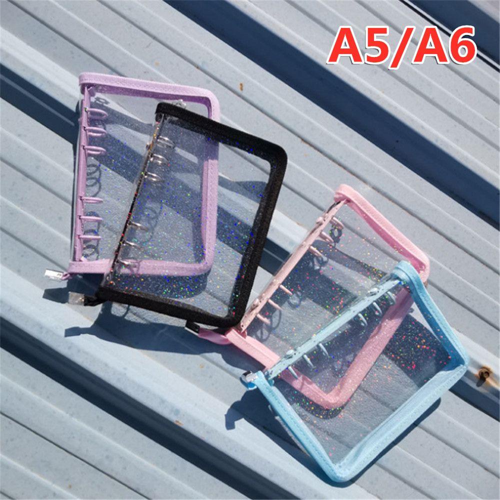 Bìa Kẹp Tài Liệu 6 Lỗ Khổ A5 A6 Bằng Nhựa PVC