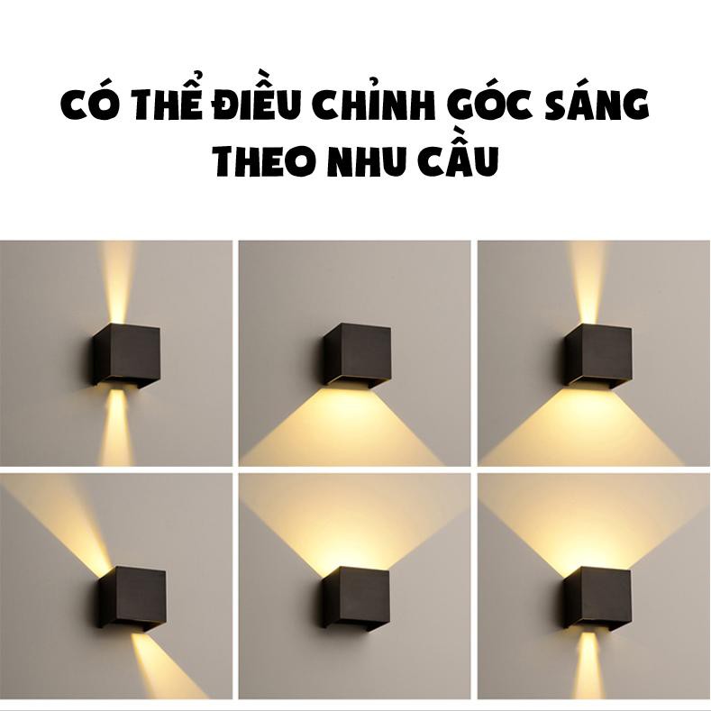 Đèn hắt tường 2 đầu cao cấp chống thấm nước ngoài trời H2