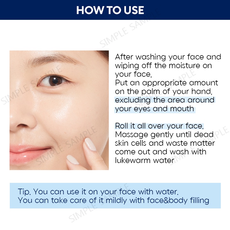 MISSHA Super aqua ultra hyalron peeling gel / mild peel exfoliate exfoliator face scrub exfoliating