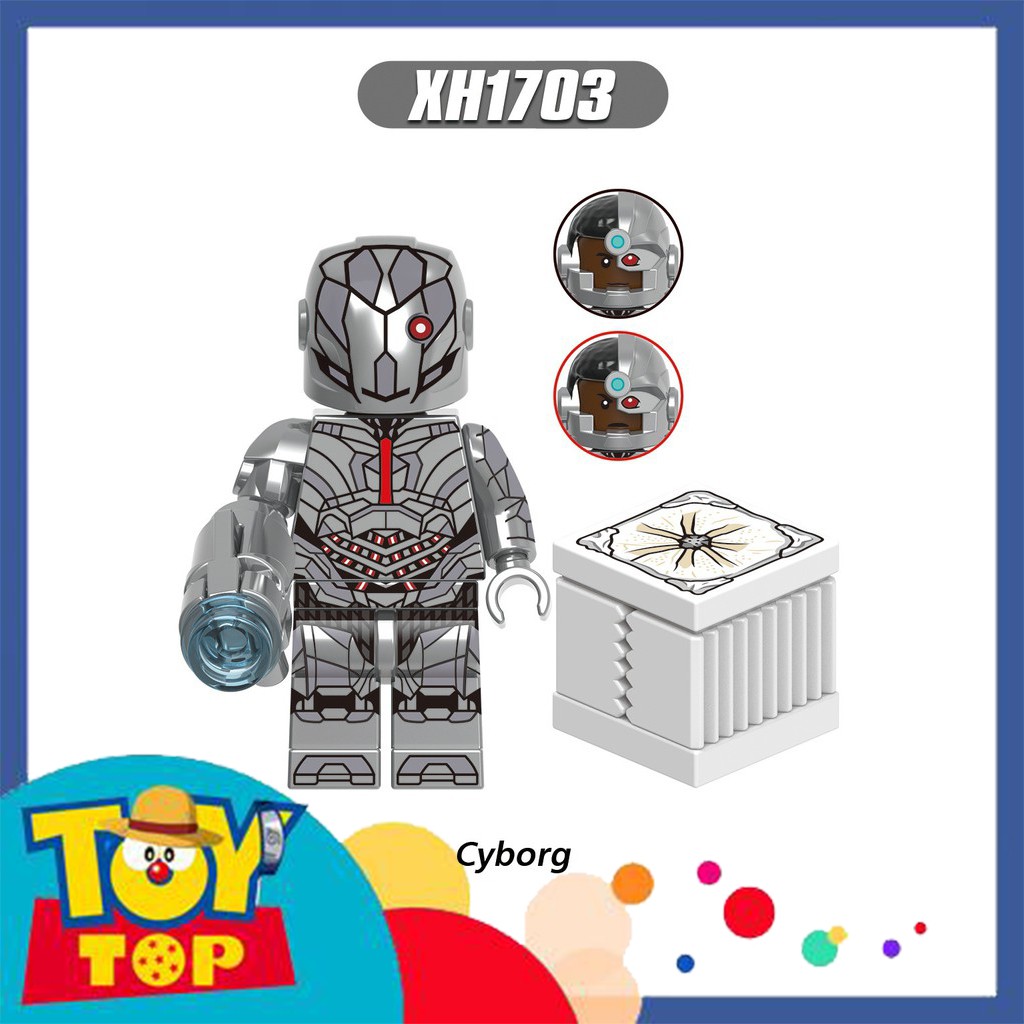 [Một con] Xếp hình ghép siêu anh hùng Minifigures Batman Superman Aquaman Wonder Women Flash lắp ráp XINH X0312