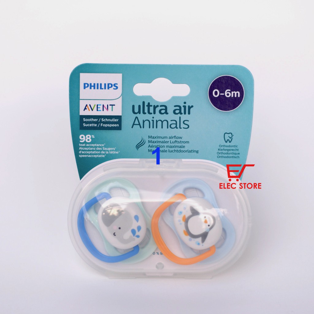 [Mới] Ty ngậm Ultra Air Animals Philips AVENT