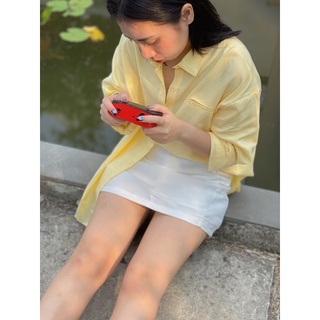 Chân váy phồng chữ A