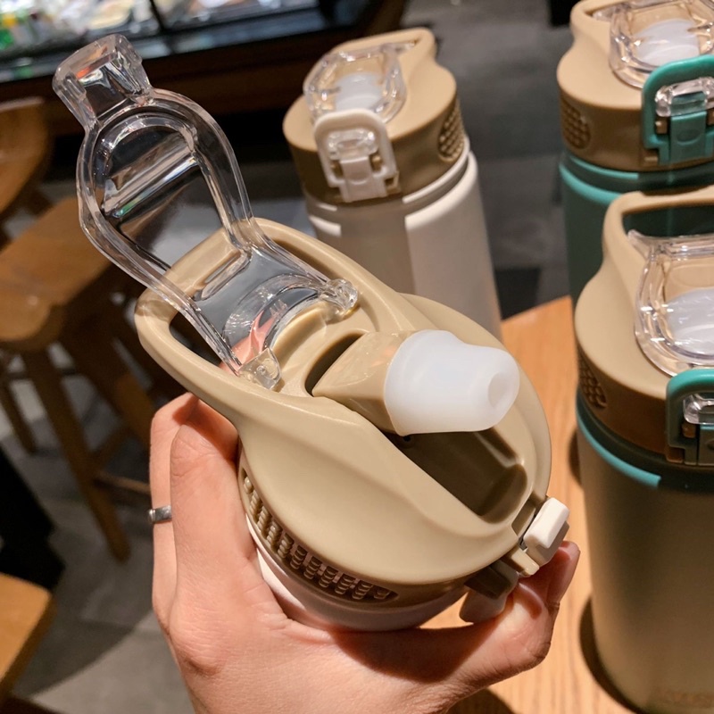 Bình giữ nhiệt chính hãng TYSEO có ống hút tiện lợi