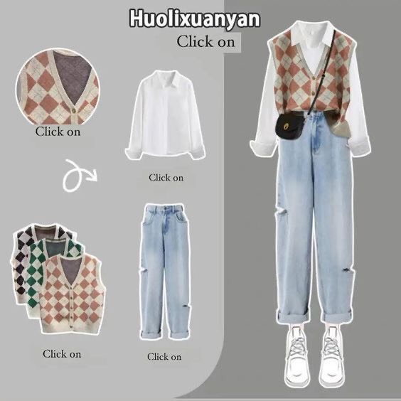 Quần jean nữ ống suông haiquang quần bò ống rộng lưng cao 2 khuy form dài 105cm đai lưng điểm nhấn Mã 3404