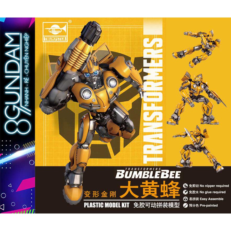 Mô Hình Lắp Ráp Transformer Bumblebee (tặng kèm base)