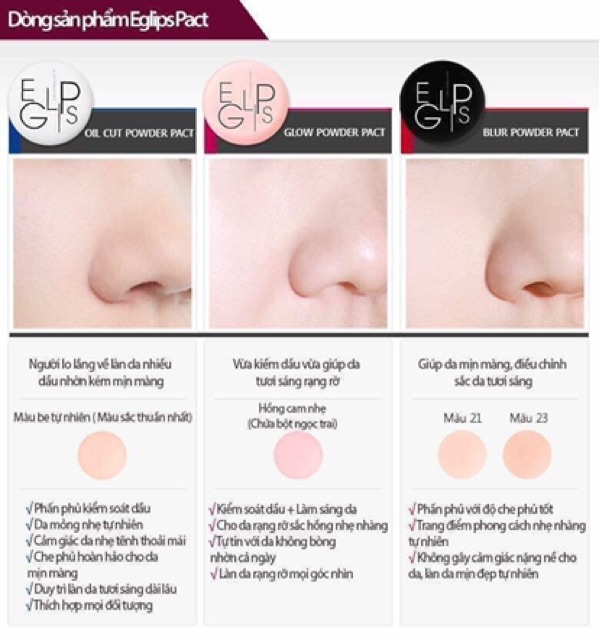 Phấn phủ EGLIPS POWDER PACT (Mua sale 50%) | BigBuy360 - bigbuy360.vn