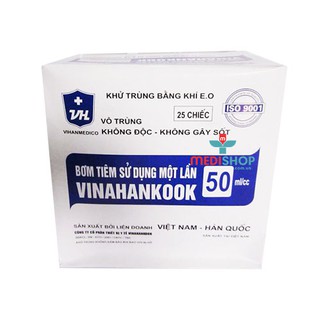 Bơm ăn 50ml Vinahankook - Hộp 25c