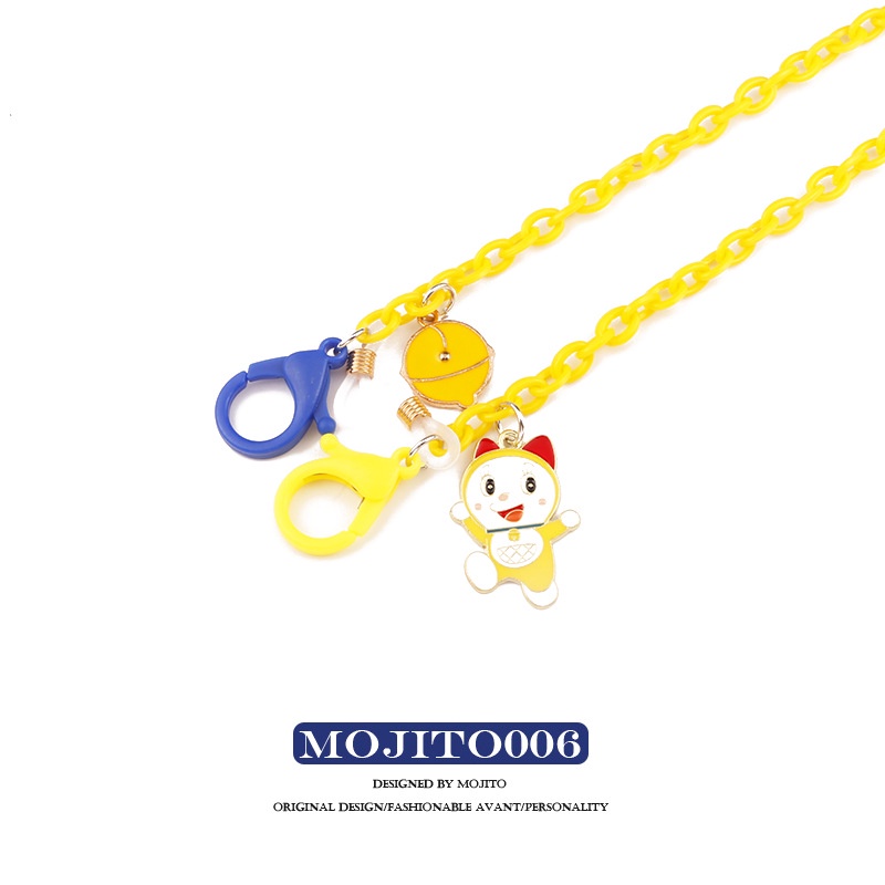 Dây Đeo Khẩu Trang Hình Doraemon Bảo Vệ An Toàn Cho Người Lớn Và Trẻ Em