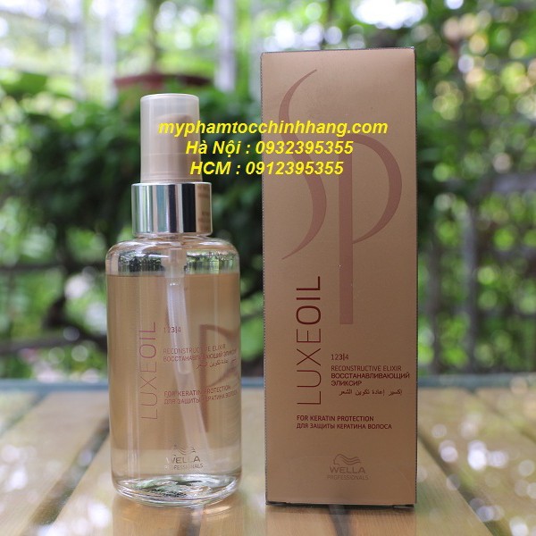 (MẪU MỚI NHẤT) TINH DẦU DƯỠNG TÓC SP LUXEOIL 30ML - 100ML (CHAI NHỰA- KHÔNG VỎ)