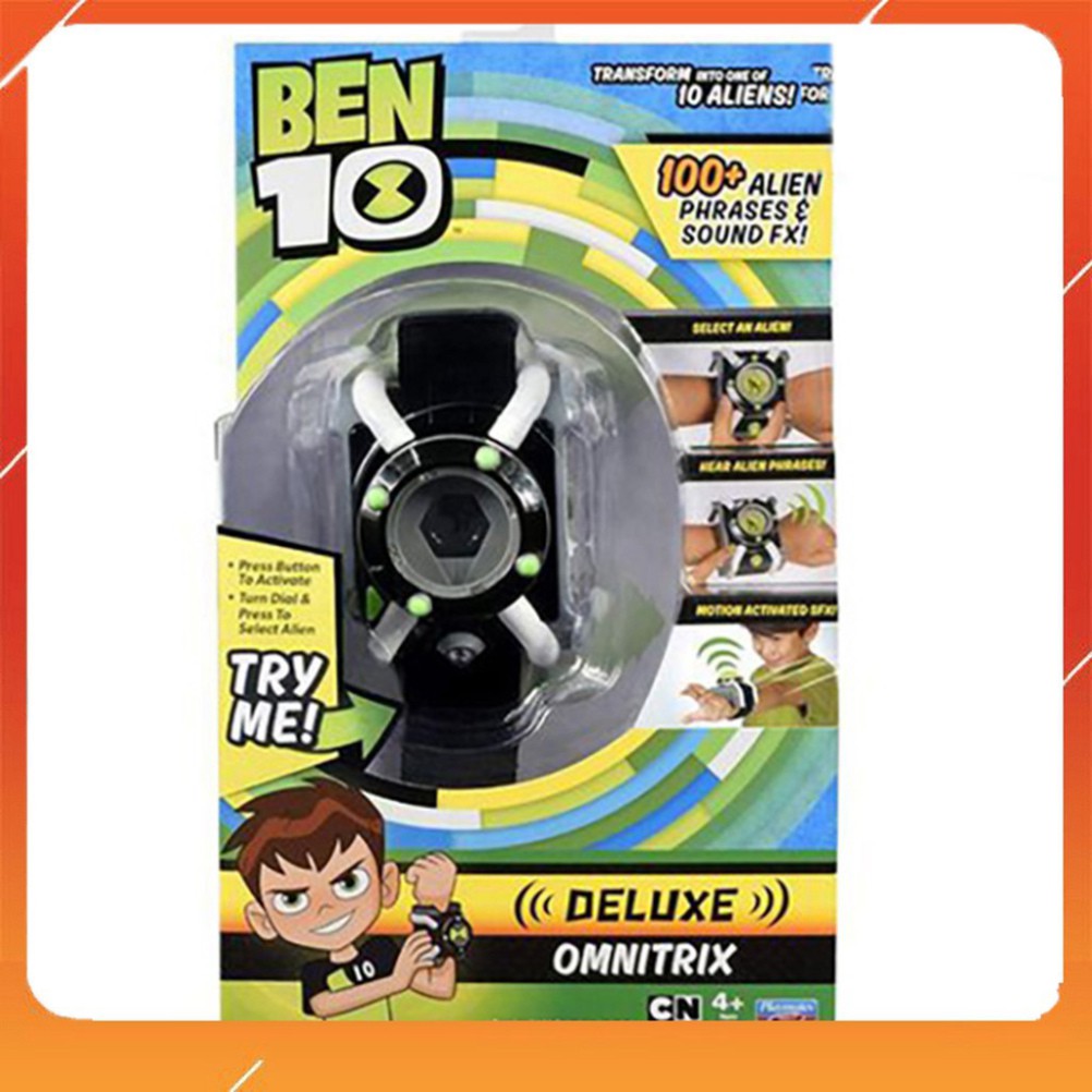 ĐỒ CHƠI - Omnitrix Deluxe - Đồng Hồ ben010 Đặc Biệt A3173- Phát Triển Khả Năng Nhận Biết