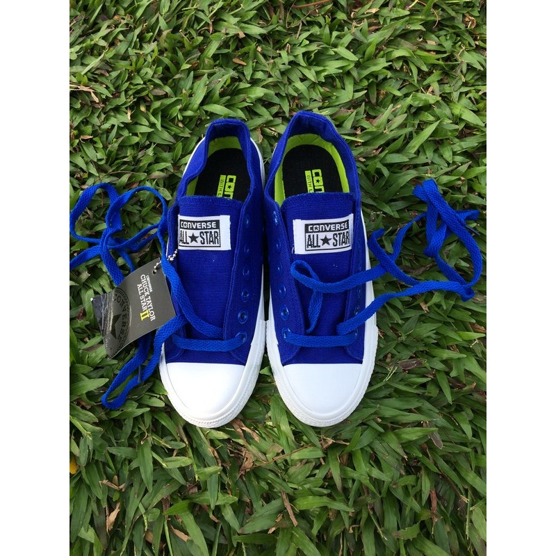 Giày Chuck II AllStar Classic Màu Xanh Nhạt Cổ Thấp Nam