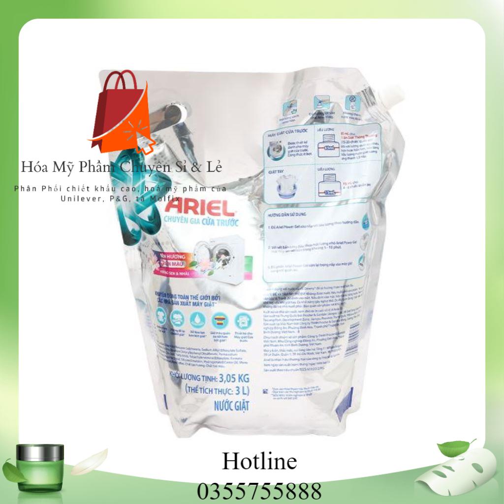 Nước giặt Ariel Matic Cửa Trước Nhiều loại Túi 2.4kg/3.2kg