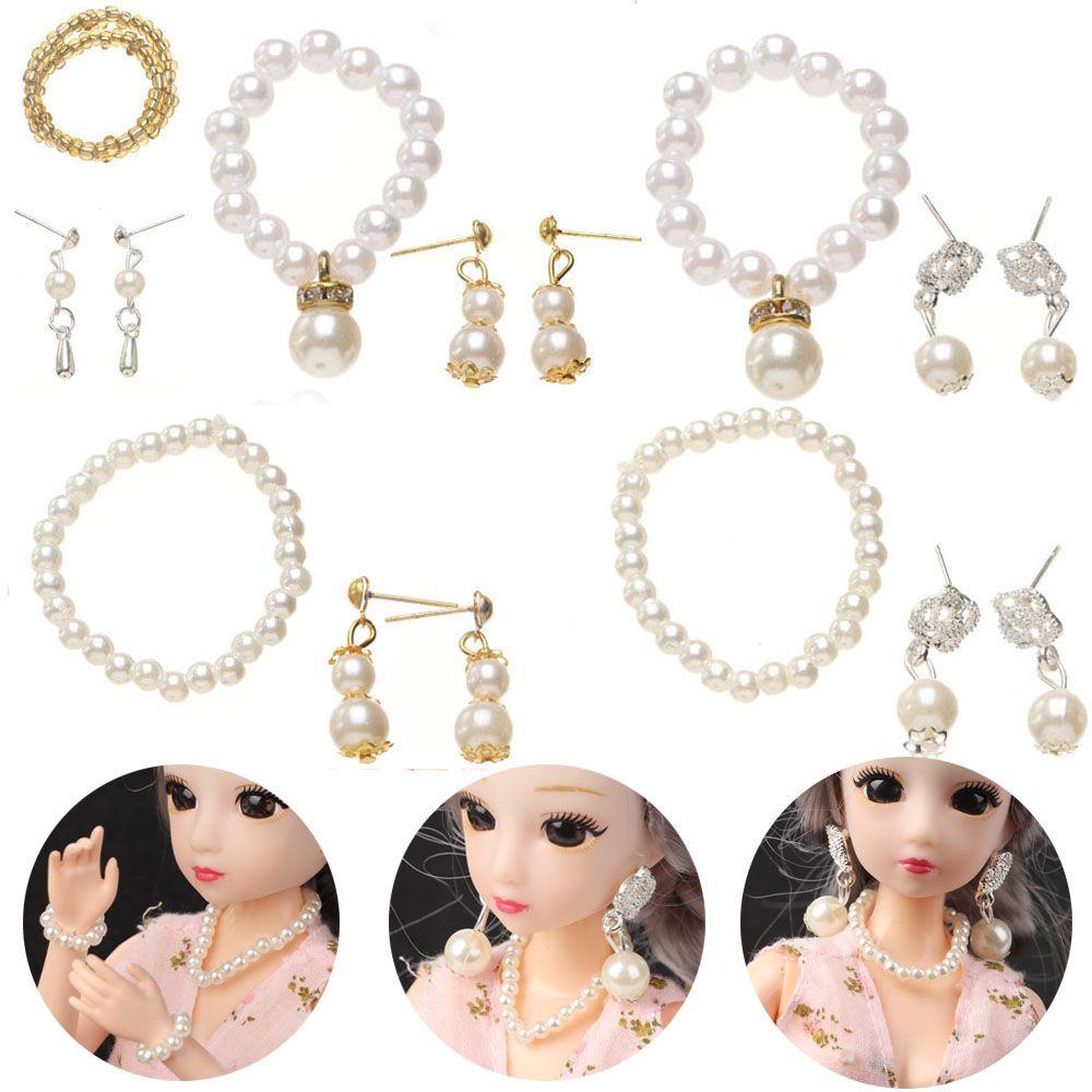 Khuyên Tai Hợp Kim Thời Trang Cho Búp Bê Tỉ Lệ 1 / 6