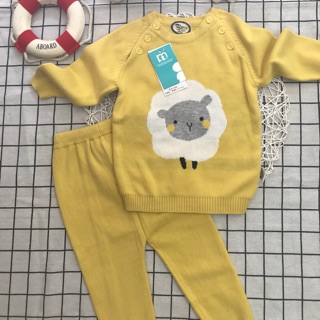 Freeship 99k tq_bộ len 3 cúc