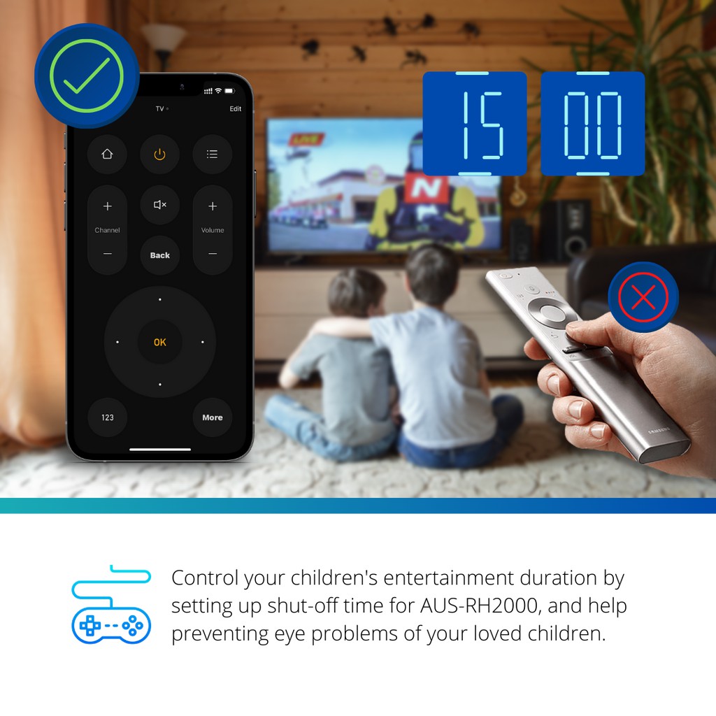 Điều Khiển Trung Tâm Hồng Ngoại IR RF AZURA AUS-RH2000 - Hàng Chính Hãng Úc