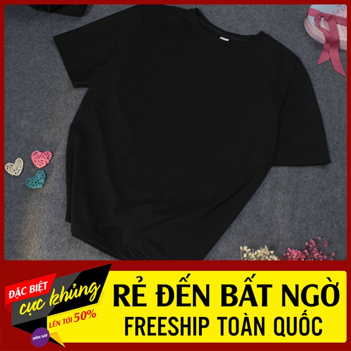 Áo thun trơn form unisex dành cho nam nữ