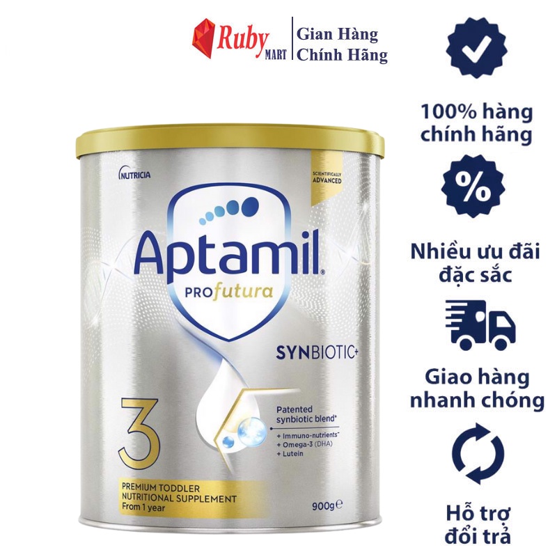 Sữa Bột Aptamil Úc Pro Futura Số 3 900g Dễ Uống
