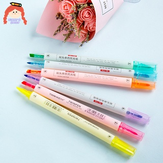 1 bút/ 1 set bút dạ quang đánh dấu 6 màu 1724 NIKKI