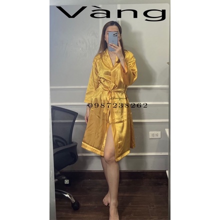Áo choàng lụa khách sạn, hairsalon, áo choàng makeup