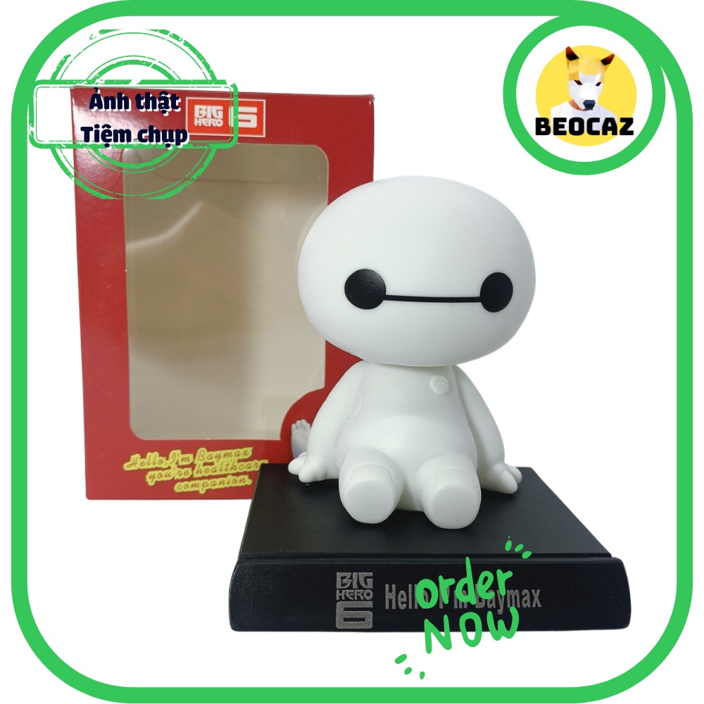 Mô hình Disney Baymax Biệt đội Big Hero 6 Disney dễ thương quà tặng trang trí độc đáo Đồ chơi Beocaz bền màu an toàn