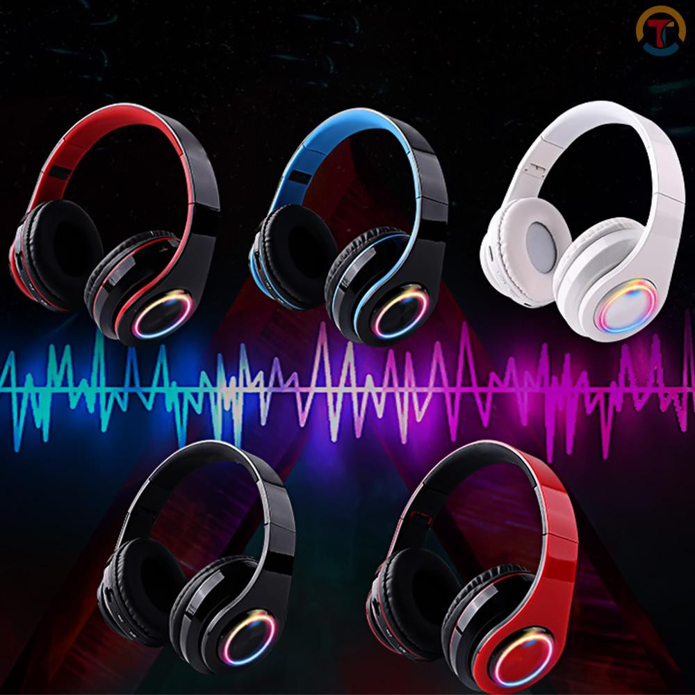 Bộ Tai Nghe Chơi Game Không Dây Có Mic Tom B39 Rgb Dạ Quang Bt 5.0 | BigBuy360 - bigbuy360.vn