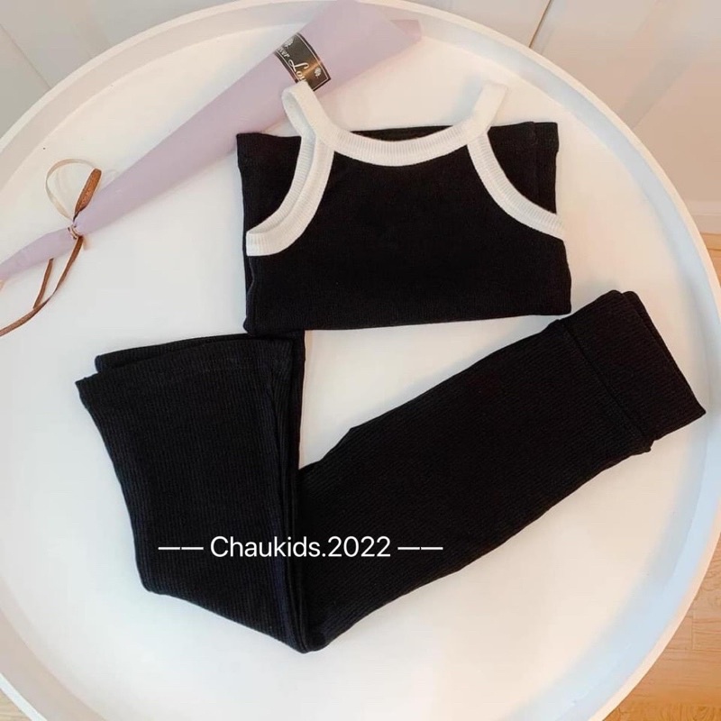 Bộ DÂY ĐEN bé gái mã 44055