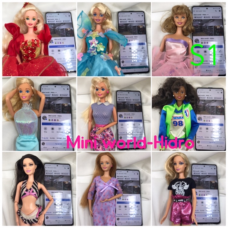 Búp bê Barbie chính hãng. Búp bê Barbie cổ điển giới hạn. Mã S1