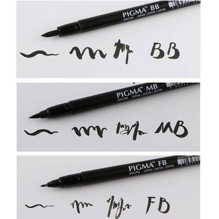 Bút Đầu Cọ Chuyên Nghiệp Sakura Pigma Brush từ Nhật Bản