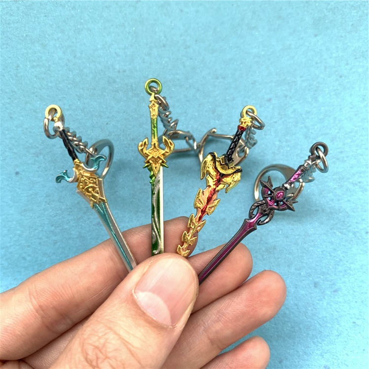 [ 6cm ] Móc khóa hợp kim mini Thần Khí Genshin Impact - Baystore