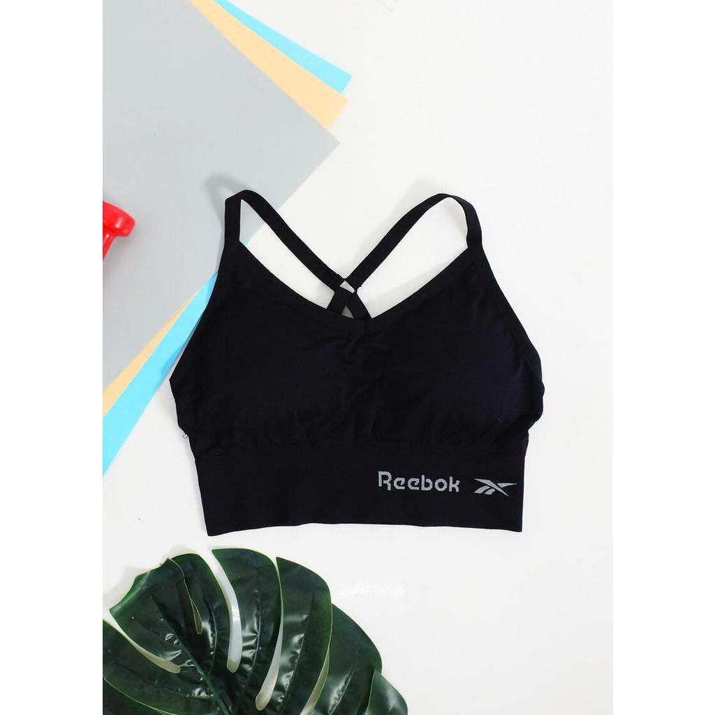 Sport bra Reeb0k lưng X chân ngực bản lớn