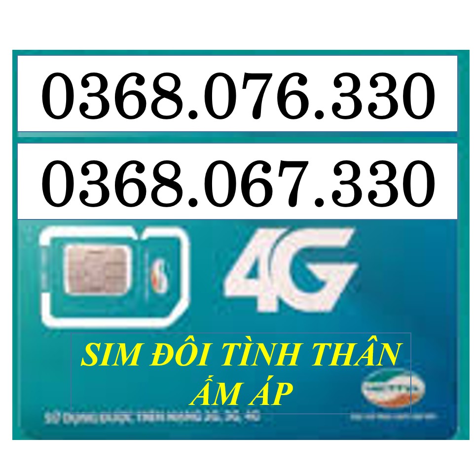 SIM ĐÔI TÌNH THÂN ẤP ÁP GIỐNG 9/10 SỐ