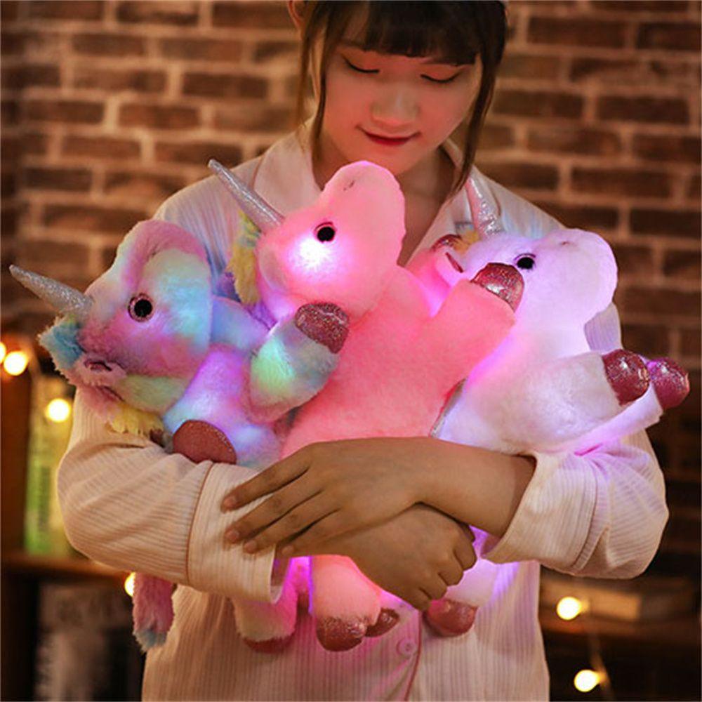 ANEMONE Đồ chơi nhồi bông Hình Con Kì Lân 38CM Có Đèn LED