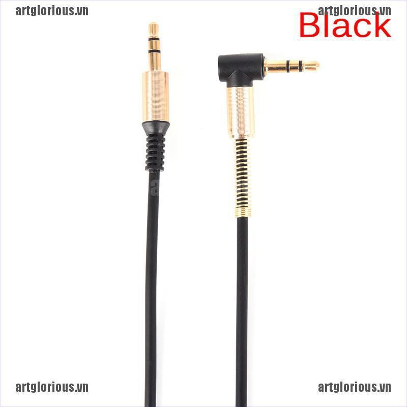 Dây Cáp Âm Thanh Nối Jack 3.5mm Bẻ Góc 90 Độ
