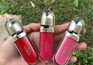 🌹Son kem Kiko Lip Gloss 3D Hydra/ màu 06/07