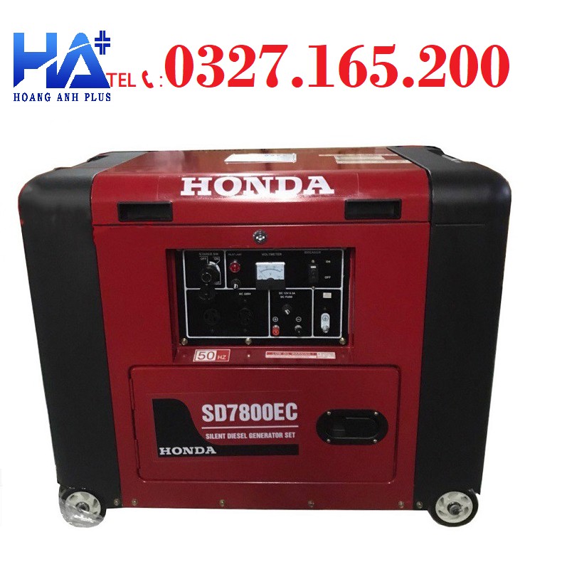 Máy Phát Điện Honda Chạy Dầu 5Kw SD7800EC-Xuất xứ Thái Lan-Chính Hãng-Mới 100%- Tặng Nhớt-Hỗ trợ VC