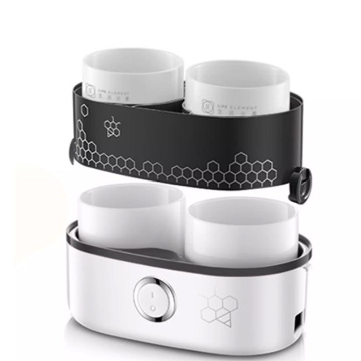 Hộp cơm điện Life Element 4 bát gốm sứ 2 tầng Cao Cấp cho dân văn phòng